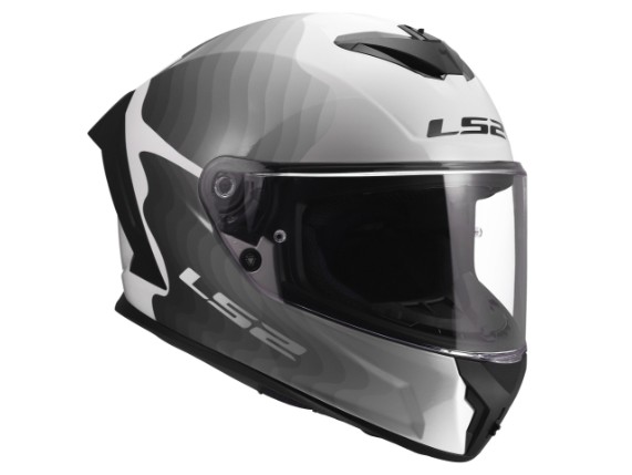 LS2 FF820 RAPID III FLOW WHITE GREY -168200302 7