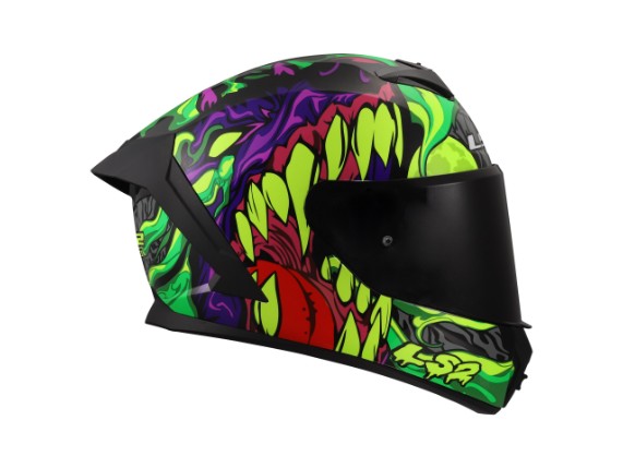 LS2 FF820 RAPID III LYCANT PURPLE GREEN - 168200561 (5)