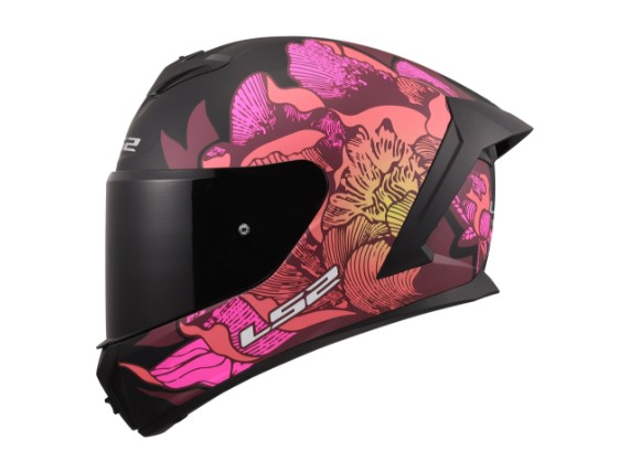 LS2 FF820 RAPID III POPPIES II BLACK PINK 168200411 (3)