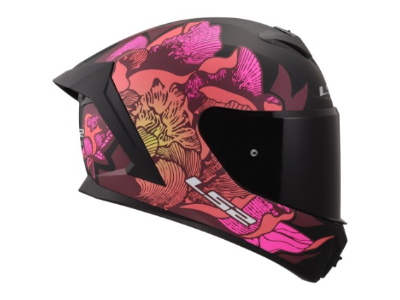 LS2 FF820 RAPID III POPPIES II BLACK PINK 168200411 (4)