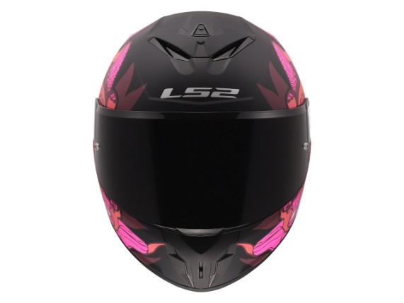 LS2 FF820 RAPID III POPPIES II BLACK PINK 168200411 (5)