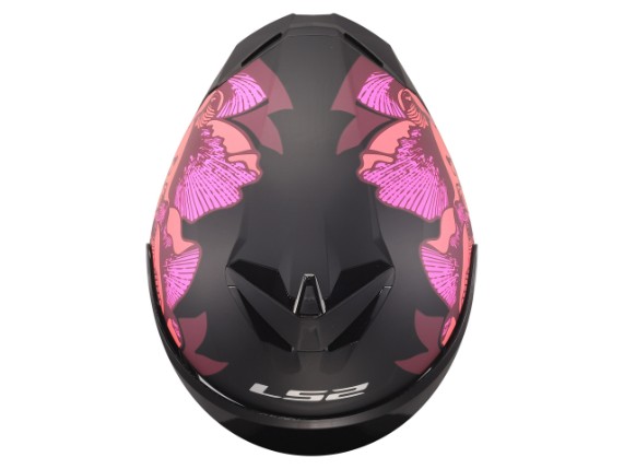 LS2 FF820 RAPID III POPPIES II BLACK PINK 168200411 (6)