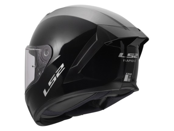 LS2 FF820 RAPID III SOLID GLOSS BLACK-168200012 (2)