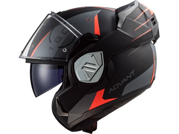 LS2_FF906_ADVANT_CODEX_MATT BLACK TITANIUM_56906311_FLIP_BACK_HELMET_5