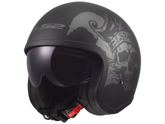 LS2 OF599 SPITFIRE II WILLY BLACK GREY-365992211 (1)