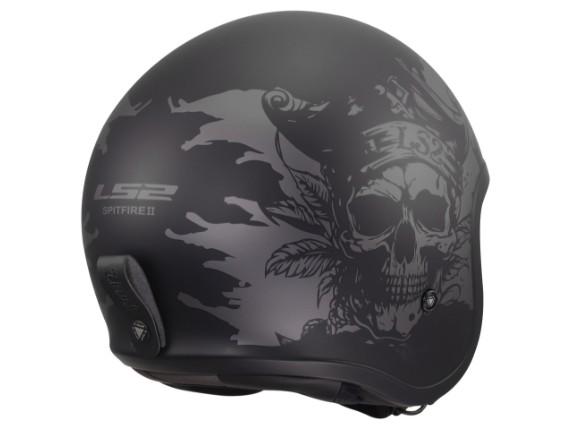 LS2 OF599 SPITFIRE II WILLY BLACK GREY-365992211 (5)