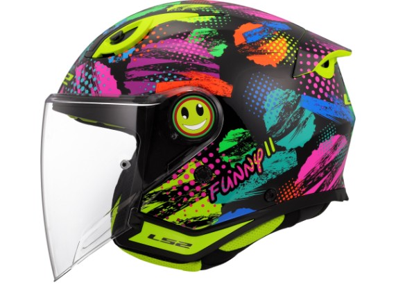 LS2 OF622 FUNNY II JOY BLACK -366222112 (2)