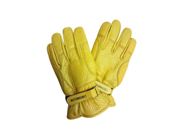 Motomagnet_Classic_Perf_Handschuhe_Gelb_1