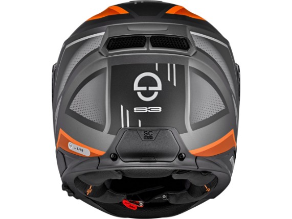 S3 Storm Orange Back