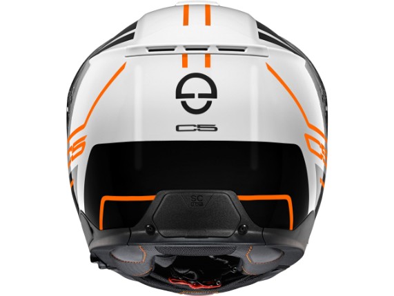 Schubert_C5_Master_Orange_System_Helmet_Klapphelm_schwarz_orange_weiß_3