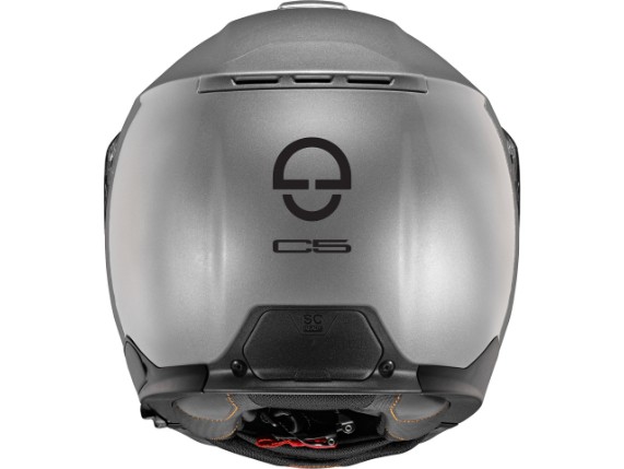 Schuberth_C5_Glossy_Silver_System_Helmet_Klapphelm_silber_3