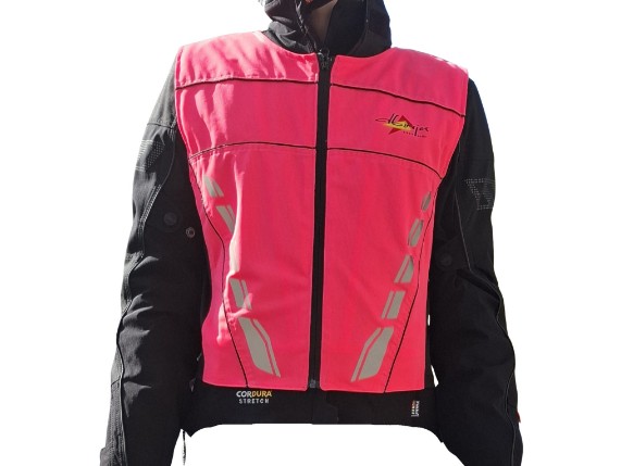 Warnweste Neonpink 1