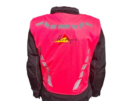 Warnweste Neonpink 2