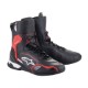 black bright red white