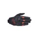 black dark red red fluo