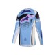 light blue white black