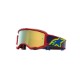 fire red blue mirror gold