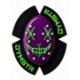 grün violett, joker face