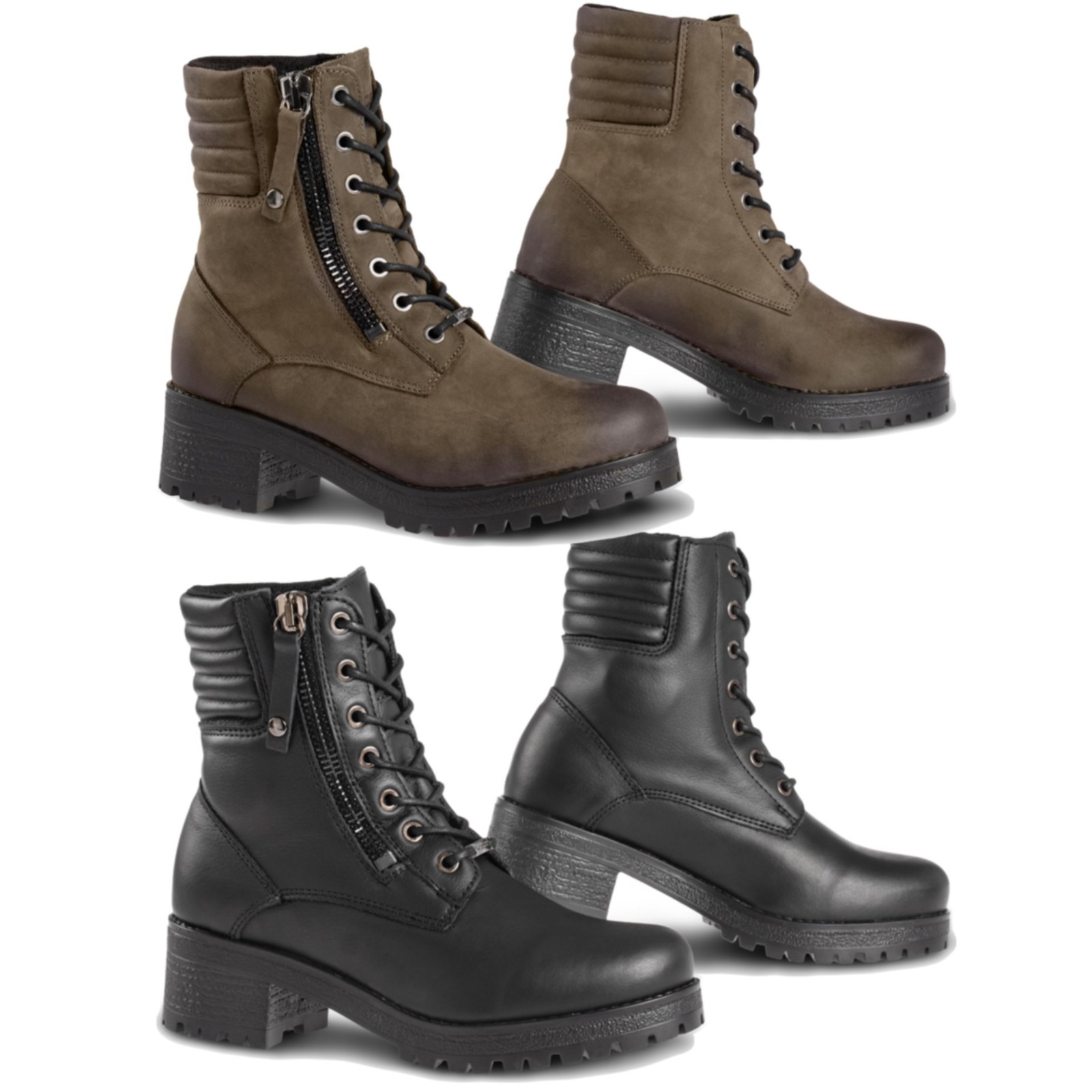 Elegantes Motorradstiefel Fur Damen Ebenbild