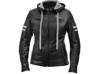 Damen Lederjacke Super Joyce Hooded (Gr. 52)