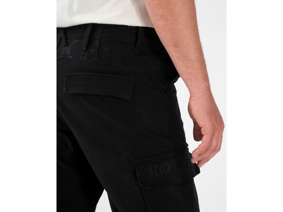 Rokker black clearance jack cargo pants