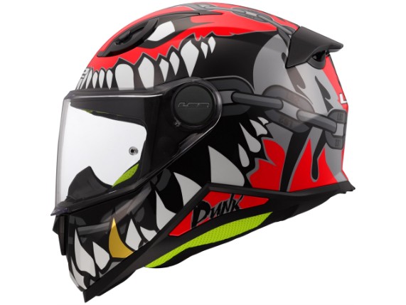 LS2 FF812 KID PUNK GREY RED -168122132