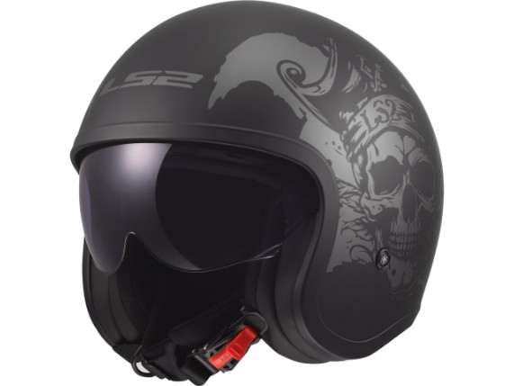 LS2 OF599 SPITFIRE II WILLY BLACK GREY-365992211 (1)