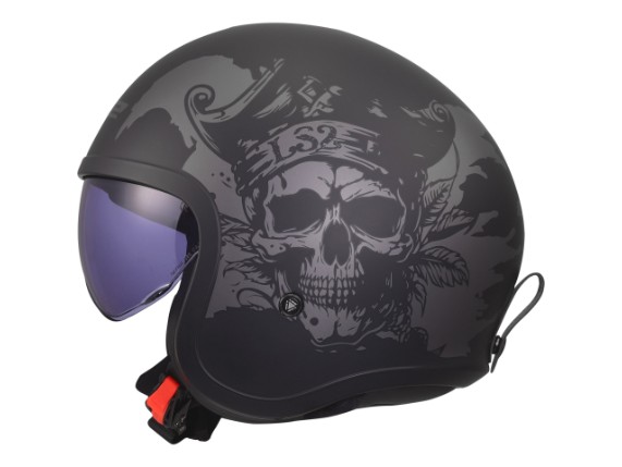 LS2 OF599 SPITFIRE II WILLY BLACK GREY-365992211 (2)