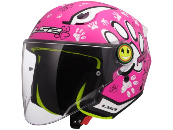 LS2 OF622 FUNNY II PAWS PINK -366222246 (1)