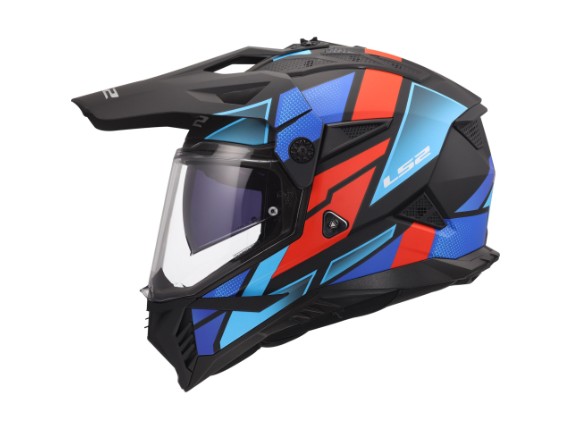 MX702 PIONEER II BLOCK MATT BLACK RED BLUE-467022711 (4)