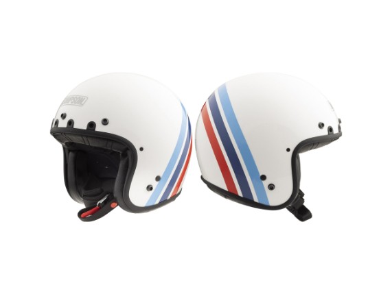 Simpson Chopper Werke weiss blau rot 3