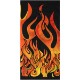 flames black