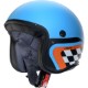 hellblau-schwarz-orange matt