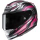 schwarz-grau-pink matt
