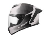 FF820 Rapide III Flow Integralhelm Motorrad weiß grau