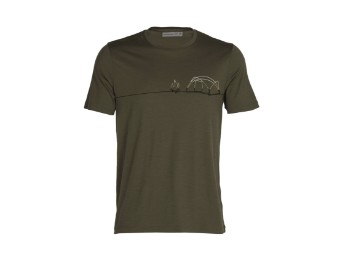 Tech Lite II Single Line Camp Men Tee T-Shirt Kurzarm Shirt