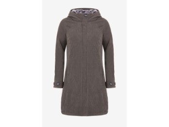 Glasgow Cord Wintermantel Damen darkstone