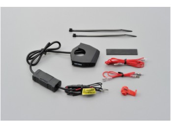 Daytona Bordsteckdose USB Slim 2x Motorradlenker Stromversorgung