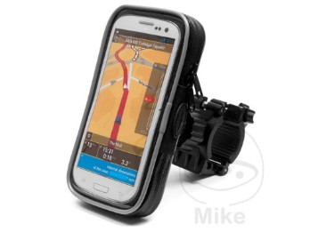 Smartphone Halterung mit Tasche für Motorrad Quad Fahrrad groß 167x90x20mm