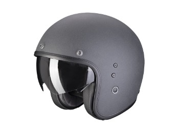Belfast Evo Graphite Jethelm mit Sonnenblende Retro