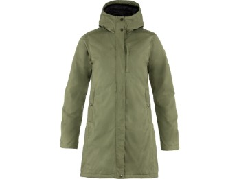 Kiruna Padded Parka Women Wintermantel Kurzmantel Parka Damen grün