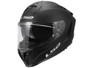 FF817 Challenger II Solid Integralhelm Tourenhelm Motorrad schwarz