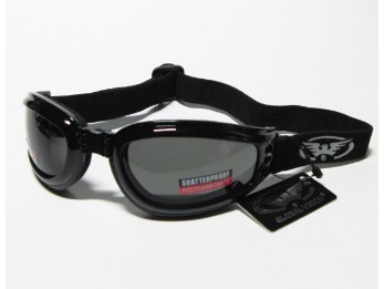 Mach 3 Bikerbrille klappbar mit Brillenband
