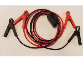 Motorrad Starthilfe Kabel 1,6m mit extra kleinen Zangen