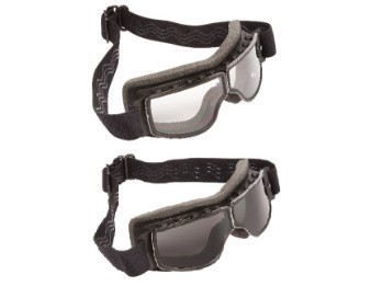 Nevada Motorradbrille Überbrille Retrobrille mit Brillenband