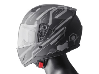 Hexago Graphic Integralhelm Motorradhelm 