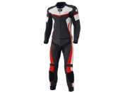 Spire Motorradlederkombi 2tlg. (Schwarz/Rot)