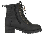 Janis Motorradstiefel Damen (Schwarz)