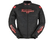 Atom vented Evo Motorradjacke (Schwarz/Rot)