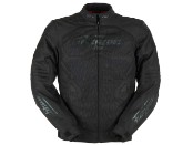 Atom vented Evo Motorradjacke (Schwarz)